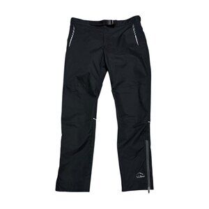 LL BEAN Waterproof Outdoor Windbreaker Black Splash Pants Mens Large